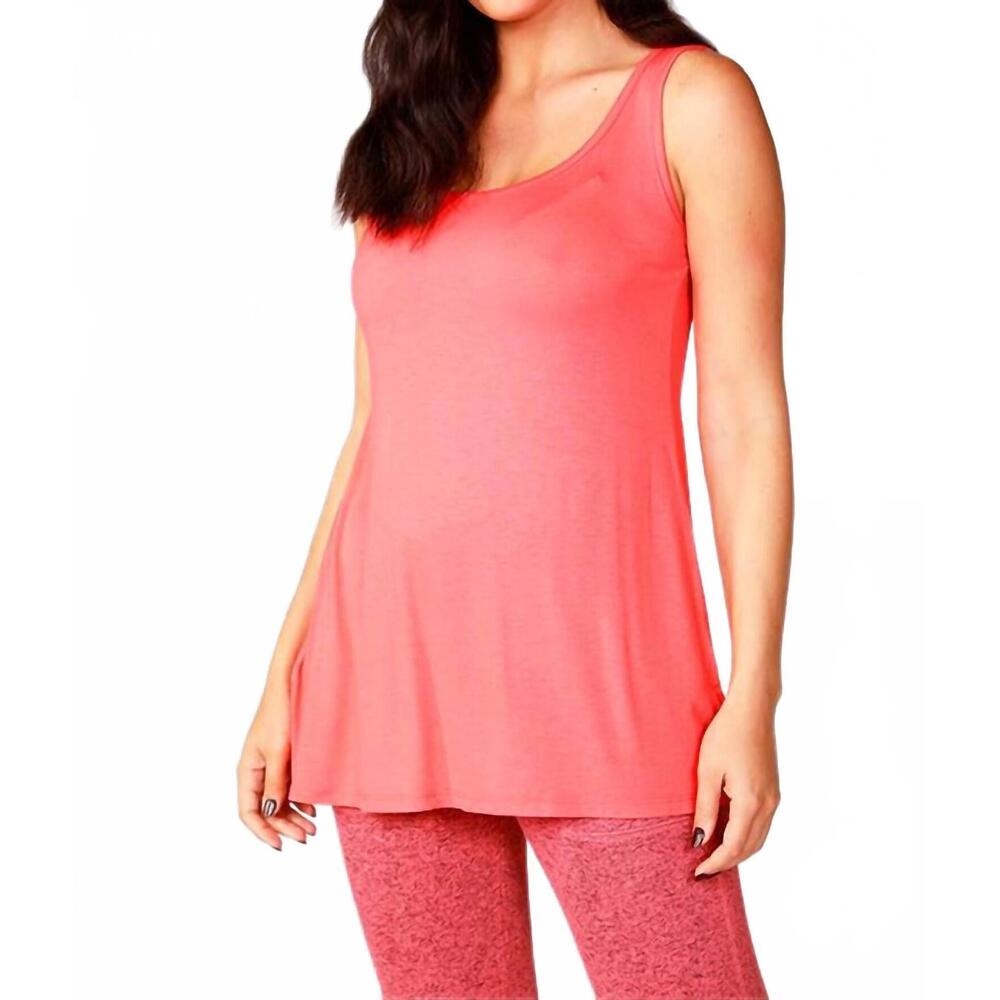 NEW FRENCH KYSS tunic tank in coral